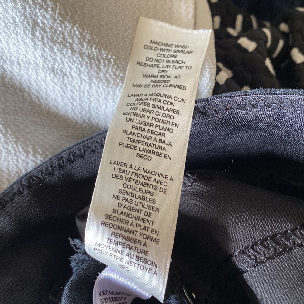Chico’s So Slimming women’s black cotton rayon spandex pants career office SZ 1 - Picture 8 of 9